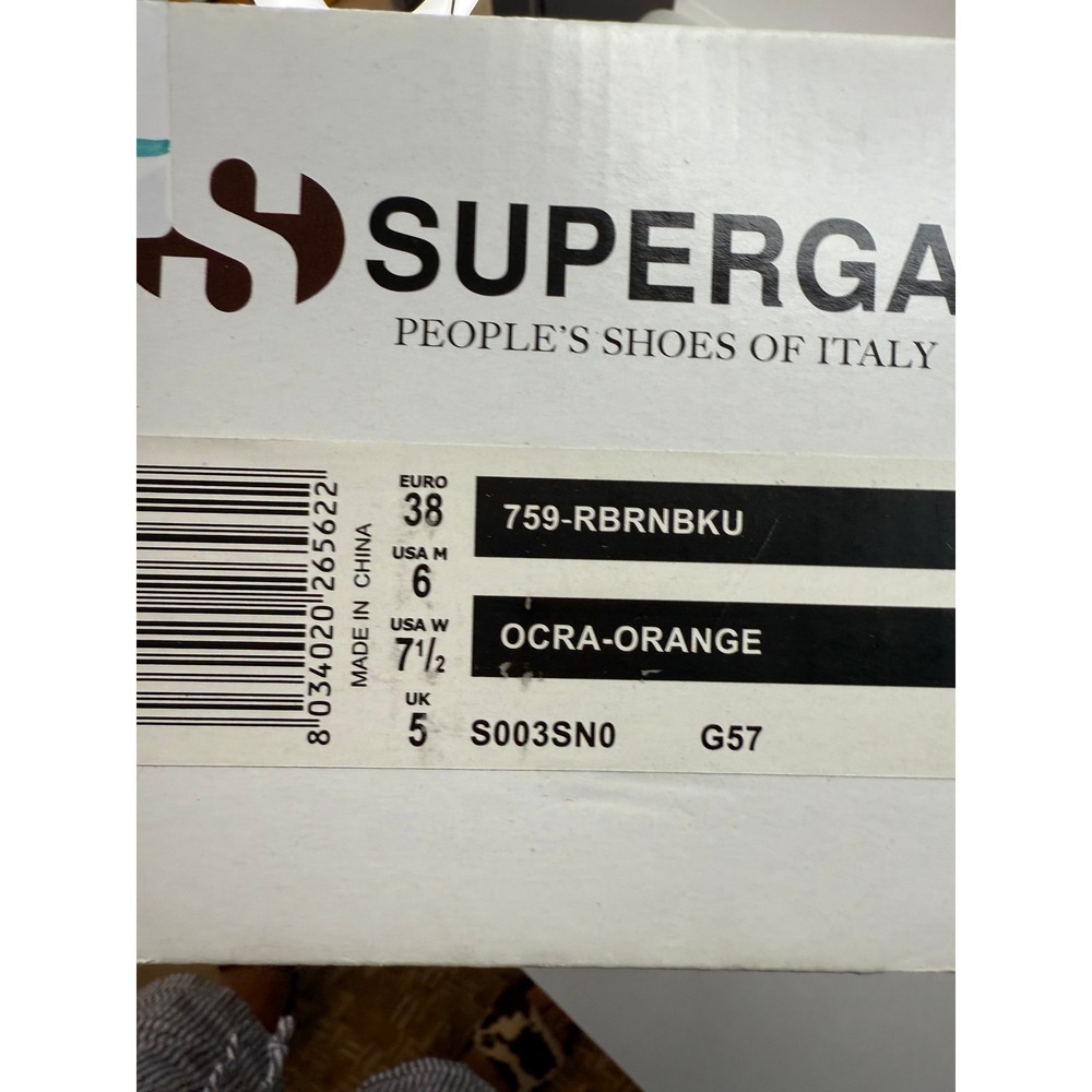 Superga Alpina 759-RBRNBKU Womens Boots Ocra Orange Nubuck Shearling Rubber‎ 7.5 - Picture 12 of 13